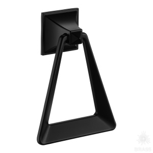 907-Matt Black Ручка кольцо, чёрный