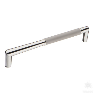 15.189.160.07 body grey matt Ручка скоба, глянцевый хром 160 мм