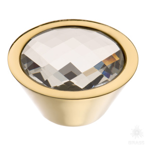 1907 0038 GL-GSW6 Ручка кнопка современная классика, глянцевое золото