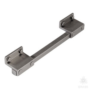 15.077.128/192.38 Ручка скоба, состаренный никель 128/192 мм