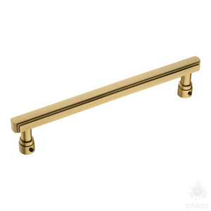 102022-013-25 Ручка дверная, состаренная латунь 