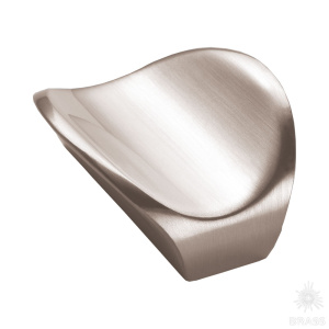 466032MP08 Ручка кнопка, сатинированный никель 32 мм