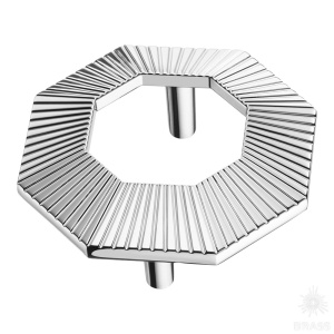 1213 064MP02 Ручка скоба, глянцевый хром 64 мм