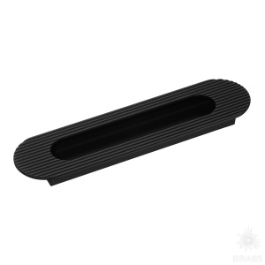 1175 160MP24 Ручка врезная, чёрный 160 мм