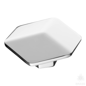 4129 016MP02 Ручка кнопка, глянцевый хром 16 мм