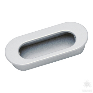 4858-18 Ручка врезная, матовый хром 64 мм