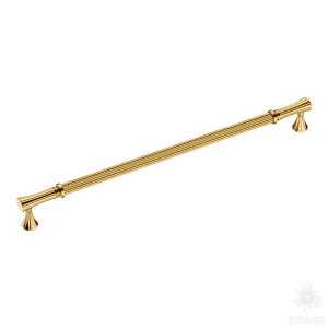 2202-69-320-053 Ручка скоба, глянцевое золото 320 мм