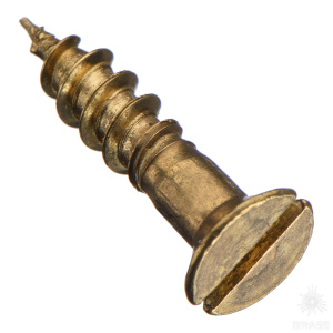 10373 Шуруп с потайной головкой прямой шлиц DIN 97, латунь 3.5x16 PU=S (упак 50 шт)