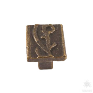 5757B Ручка кнопка современная классика, старая бронза