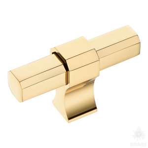 8720 0008 GL-GL Ручка кнопка, глянцевое золото