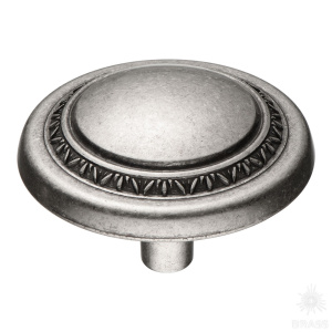 15.731.00.16 Ручка кнопка современная классика, старое серебро