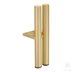 KAX-0807-0100-C25 Опора мебельная, матовое золото