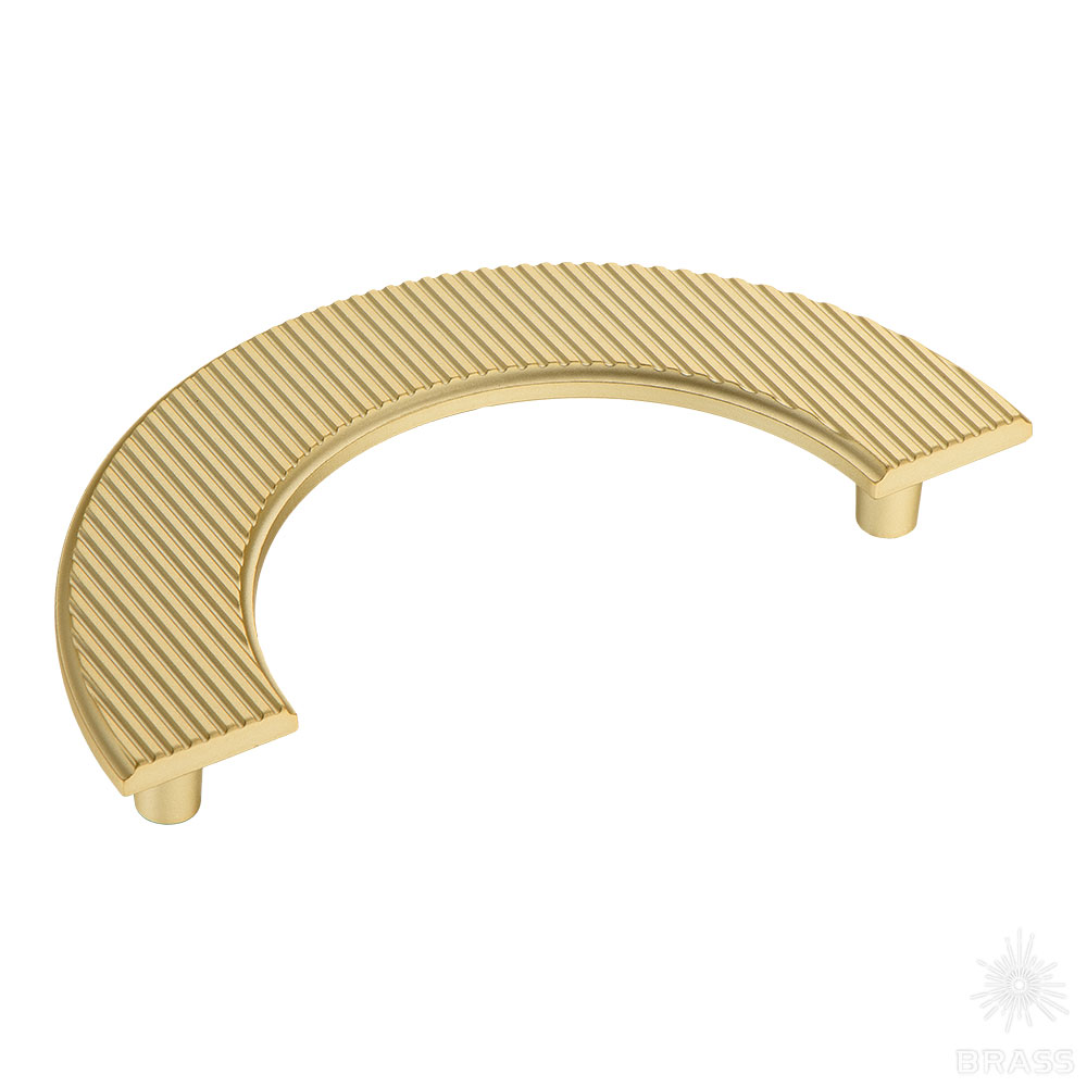 1197 128PC35 Ручка скоба, матовое золото 128 мм