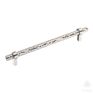 25235-080-T13-192 Ручка рейлинг, глянцевый никель 192 мм