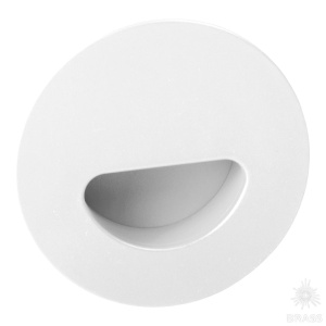 730BL Ручка врезная, белый