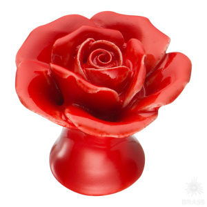 3060-RED Ручка кнопка, красный 