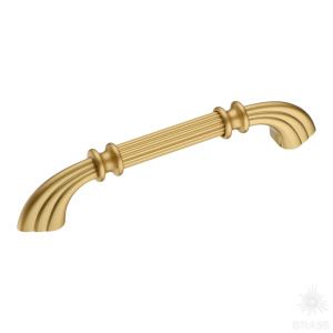 1890-61-128-053 Ручка скоба, матовое золото 128 мм
