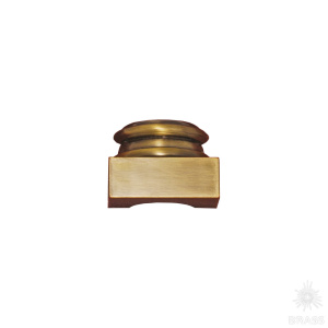 1586-36 ATL Накладка декоративная малая, античная бронза-oro viejo