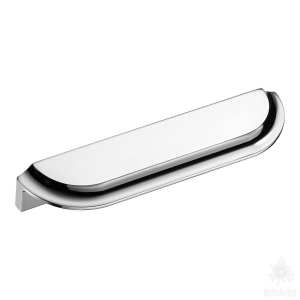 9156 0128 CR Ручка скоба, глянцевый хром 128 мм