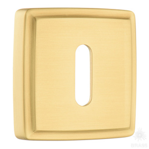 9163 MP35 ROOM ROSETTE Накладка с овальным отверстием для ключа, матовое золото (комплект 2 шт)