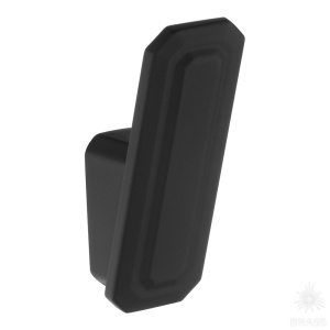 7101 010MP24 Крючок мебельный, чёрный