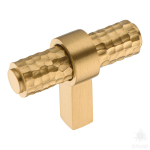 07235-011-T13-50 Ручка кнопка, сатинированная латунь