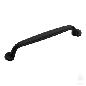 7031-032 Ручка скоба, чёрный 128 мм