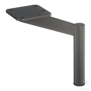 KAX-0802-0160-B21 Опора мебельная, серый антрацит