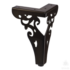 KAX-4626-0150-B13 Опора мебельная резная, чёрный