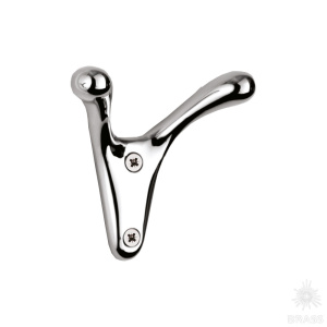 725MP02 Крючок мебельный, глянцевый хром