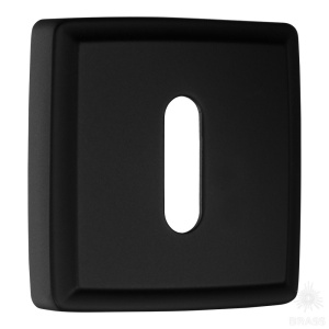 9163 MP24 ROOM ROSETTE Накладка с овальным отверстием для ключа, чёрный (комплект 2 шт)