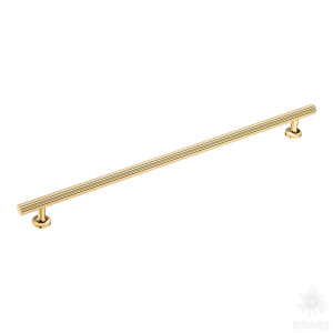 8887 0320 GL-GL Ручка рейлинг, глянцевое золото 320 мм