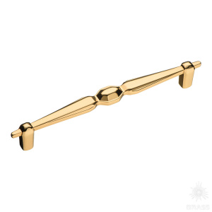 15.079.160.19 Ручка скоба, глянцевое золото 160 мм