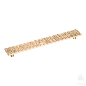 BR054325L Ручка скоба, глянцевая латунь 256 мм