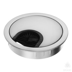 25.20.427-0 Заглушка кабель-канала, материал цамак, цвет серебро