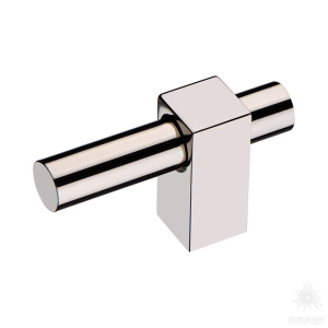 8954 0008 PN-PN Ручка кнопка, глянцевый никель