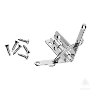 30.00.000-0 Петля с фиксатором, цвет никель