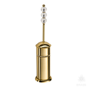 3504Y-71-003-3 Ёршик, латунь с 3-мя кристаллами , глянцевое золото