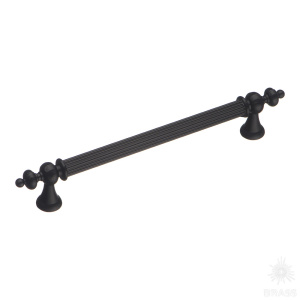 1670-85-160-053 Ручка рейлинг, чёрный 160 мм