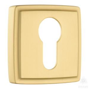 9164 MP35 CYLINDER ROSETTE Накладка с цилиндрическим отверстием для ключа, матовое золото (комп 2шт)