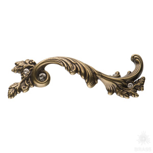 15.216.96 SWA 12 right Ручка скоба, античная бронза 96 мм