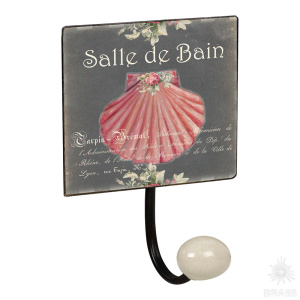 9064N02 Крючок декоративный LA MAISON, металл/фарфор