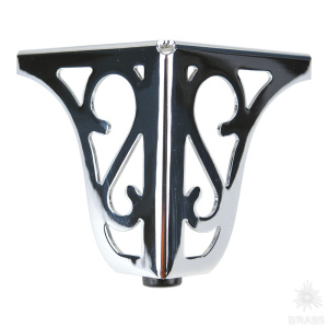 KAX-4603-0100-A01 Опора мебельная резная, глянцевый хром