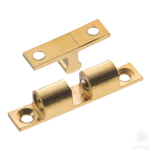 22.01.004-0 Двойная шаровая защёлка, цвет латунь