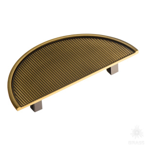 07600-013-R15 Ручка скоба, состаренная латунь 96 мм