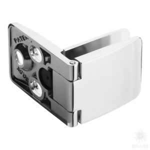 15.06.280-0 Петля SQUARE (центральная) для стекла, цвет хром