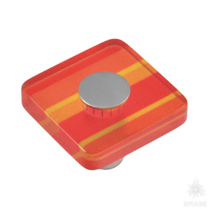 695NA Ручка кнопка, цвет оранжевый