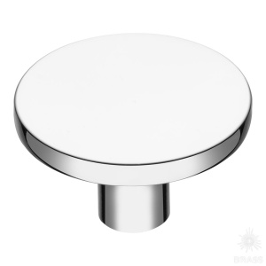 35-Chrome Ручка кнопка, глянцевый хром