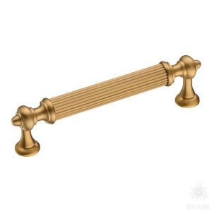 2512-007-96 Ручка рейлинг, сатинированное золото 96 мм