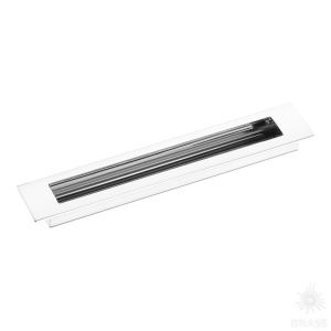 1229 160MP02 Ручка врезная, глянцевый хром 160 мм